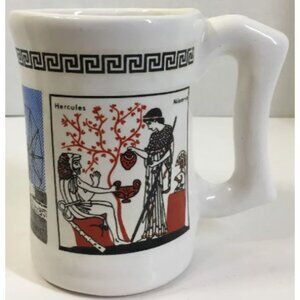 Vintage Mykonos, Greece 6-13-77 Mug Made In Greece By N. Leontaritis